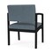 Lesro Lenox Steel Wide Guest Chair Metal Frame, Black, RF Serene Upholstery LS1201 - alternate 2